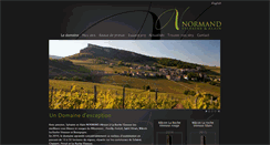 Desktop Screenshot of domaine-normand.com